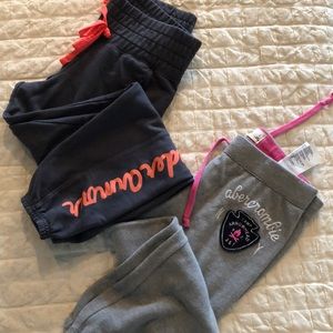 Two pair sweats girls